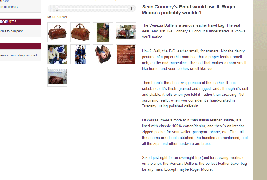 Anna Roe & Co — Product sales copy