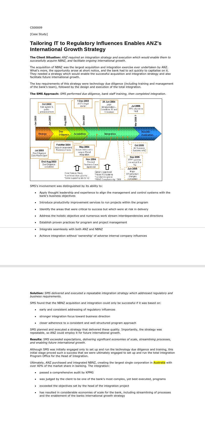 Sample — SMS Management & Technology